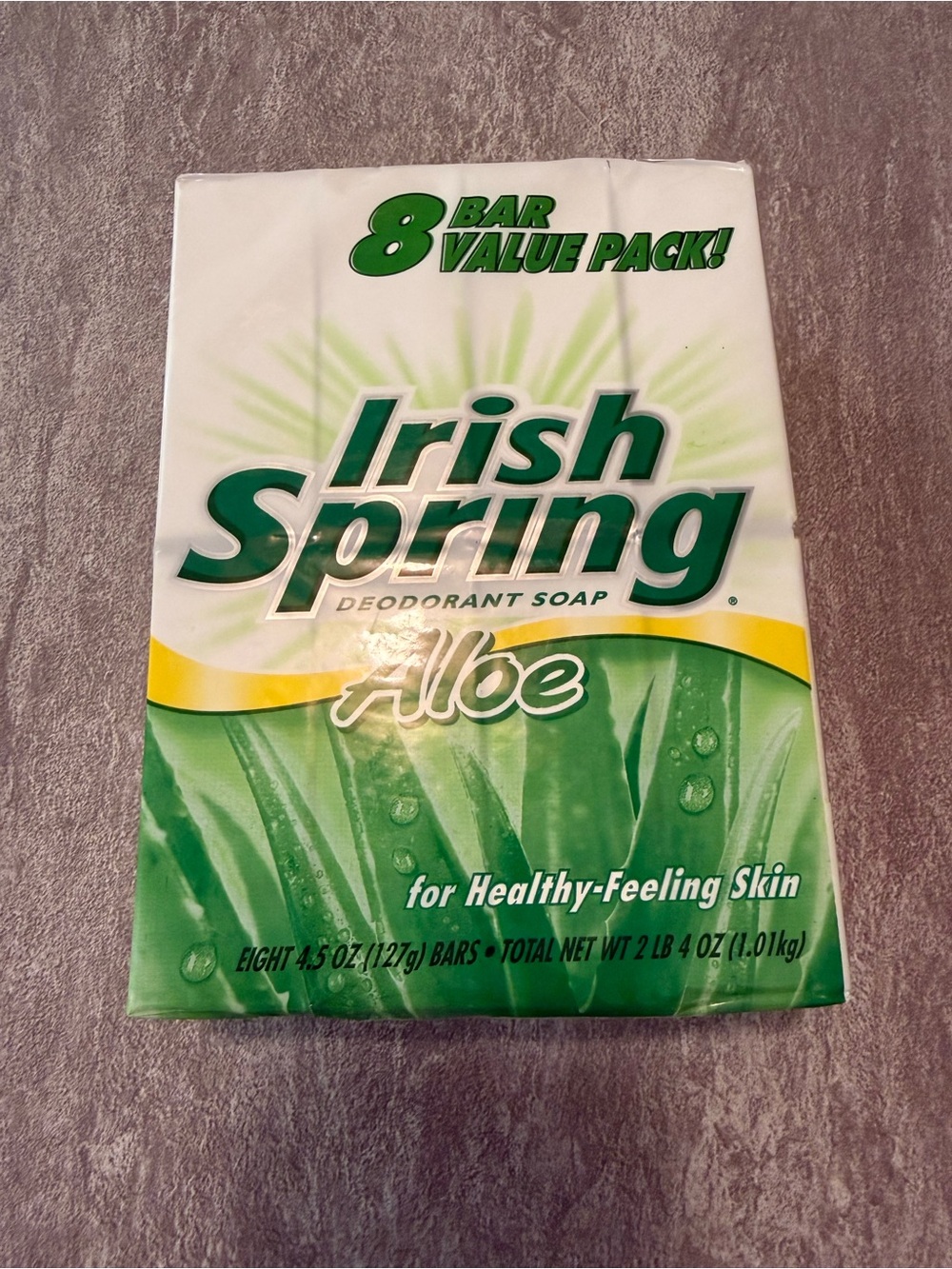 Aloe Deodorant Soap - Green (8 Bar Value Pack)